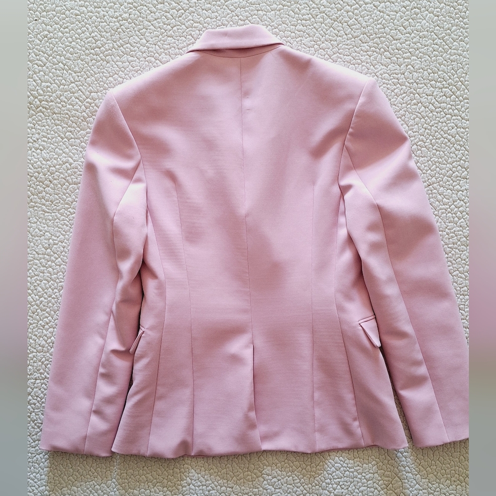 Lapointe Broad Shoulder Matte Crepe Single Breast… - image 8